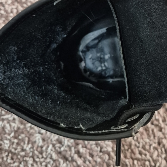 Dr. Martens Black Leather Moto Boots - Picture 5 of 9